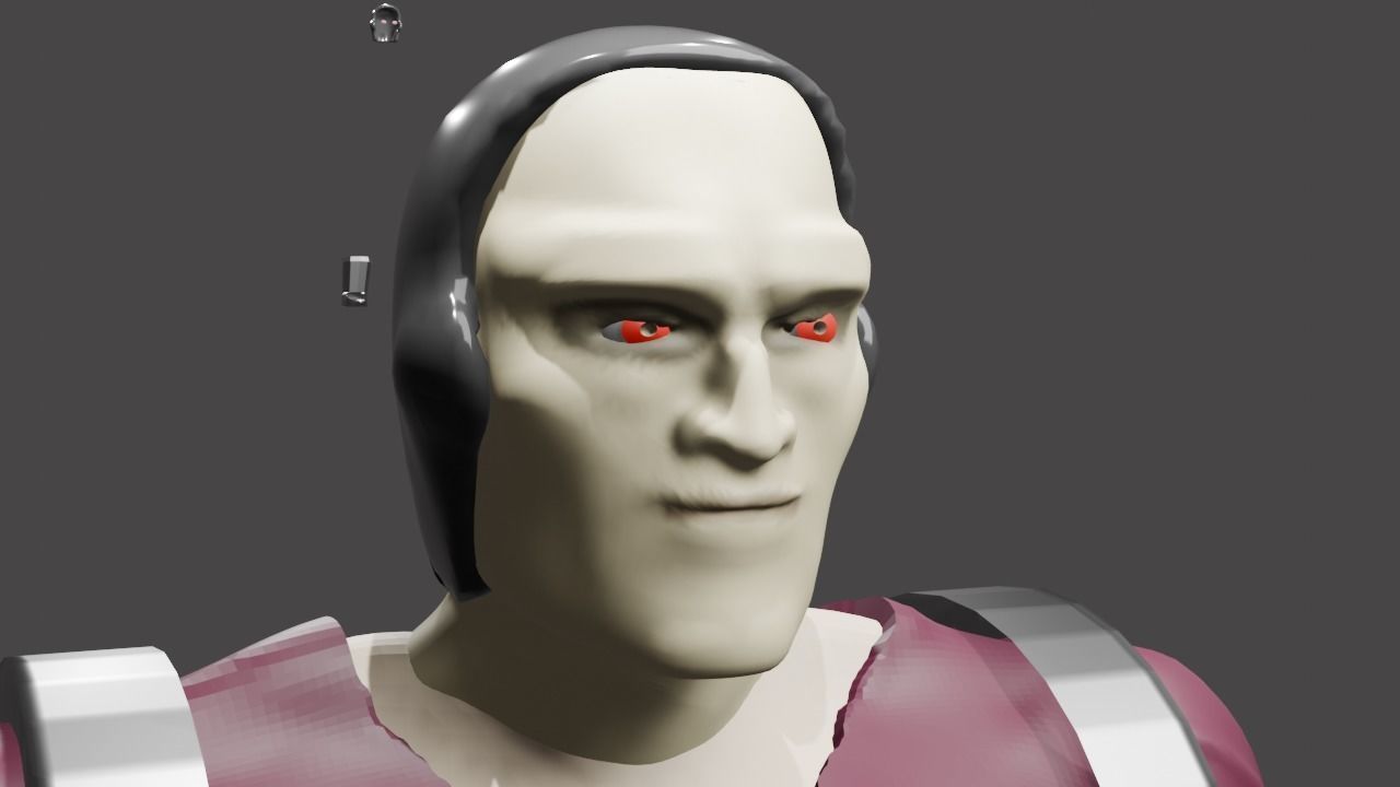  Mongul - Basic Model Low-poly 3D model_5