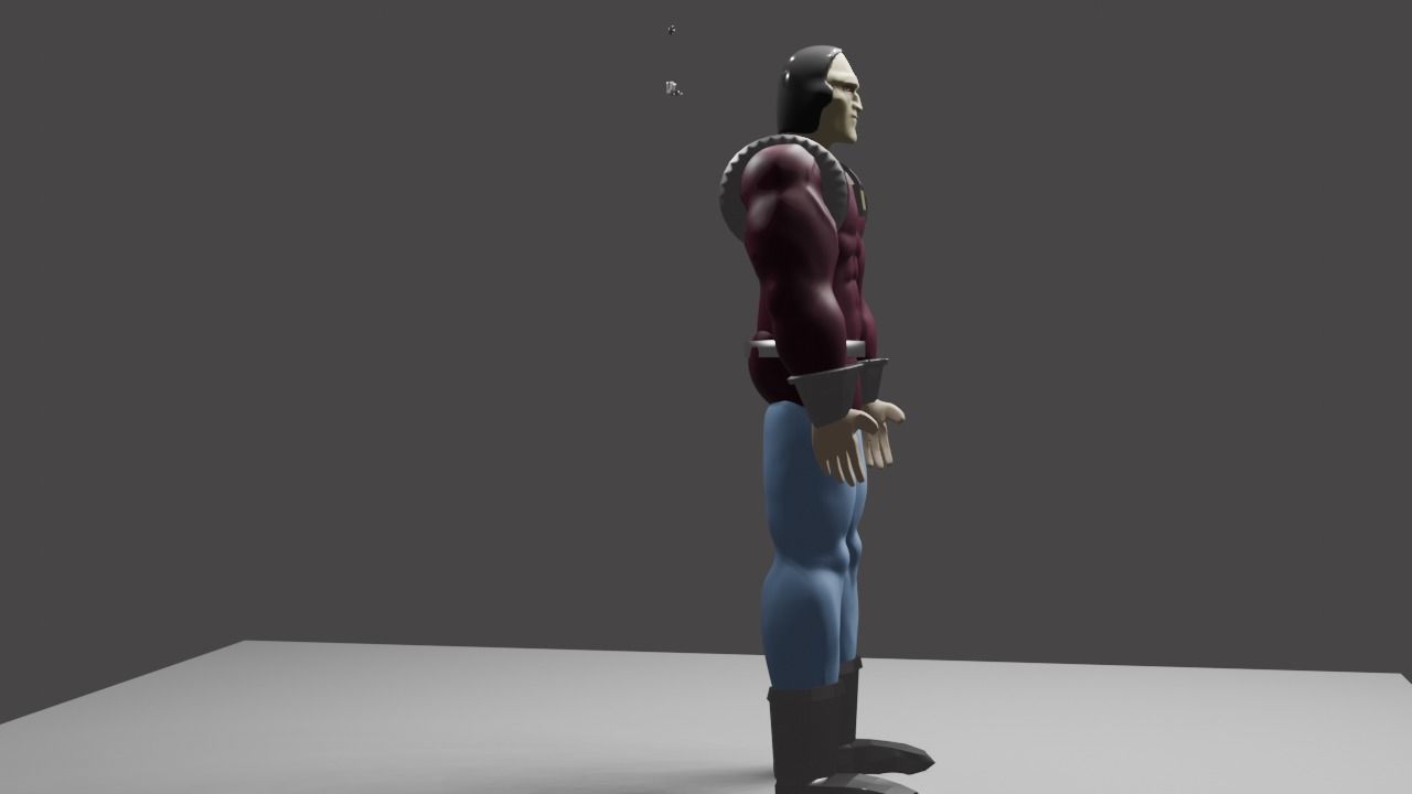  Mongul - Basic Model Low-poly 3D model_7