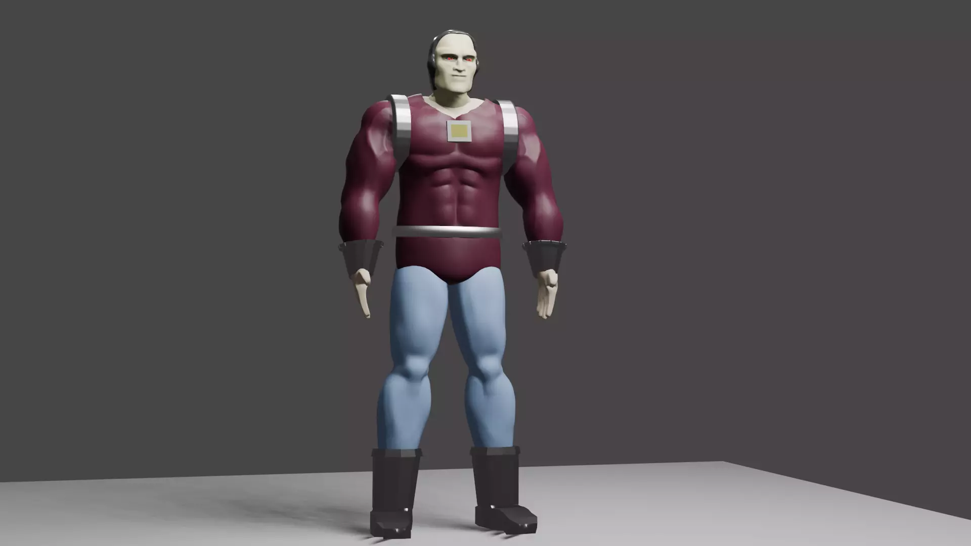  Mongul - Basic Model Low-poly 3D model_0