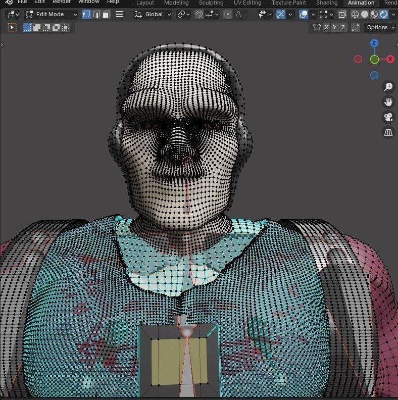  Mongul - Basic Model Low-poly 3D model_4