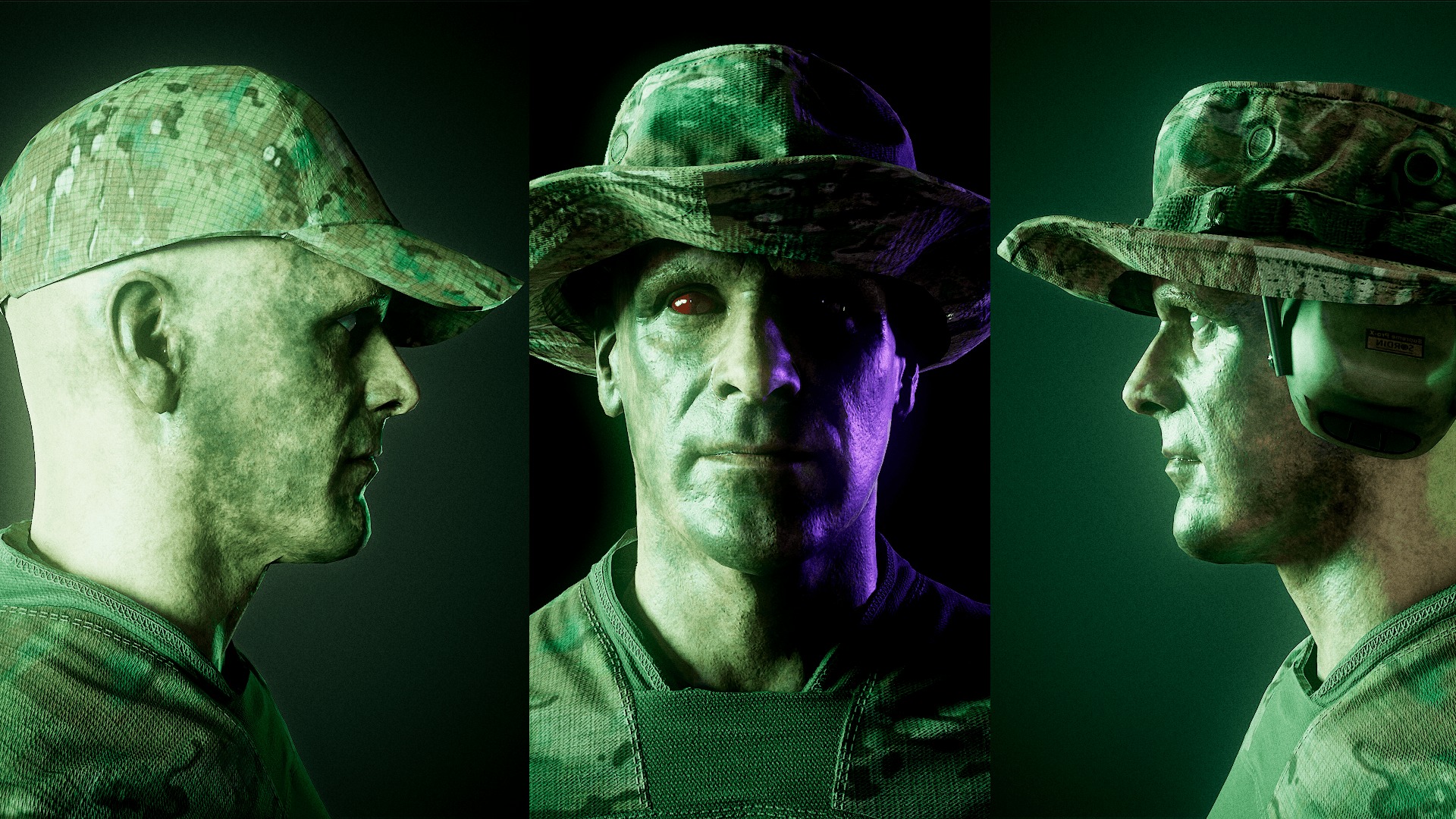 Soldier-Pack Low-poly 3D model_8