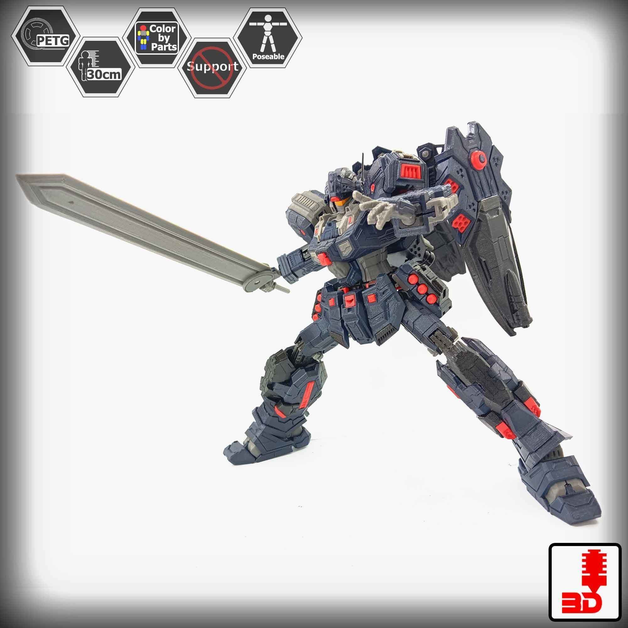 3DPrint ActionFigure GEIST based on RGM-96X JESTA 3D print model_7