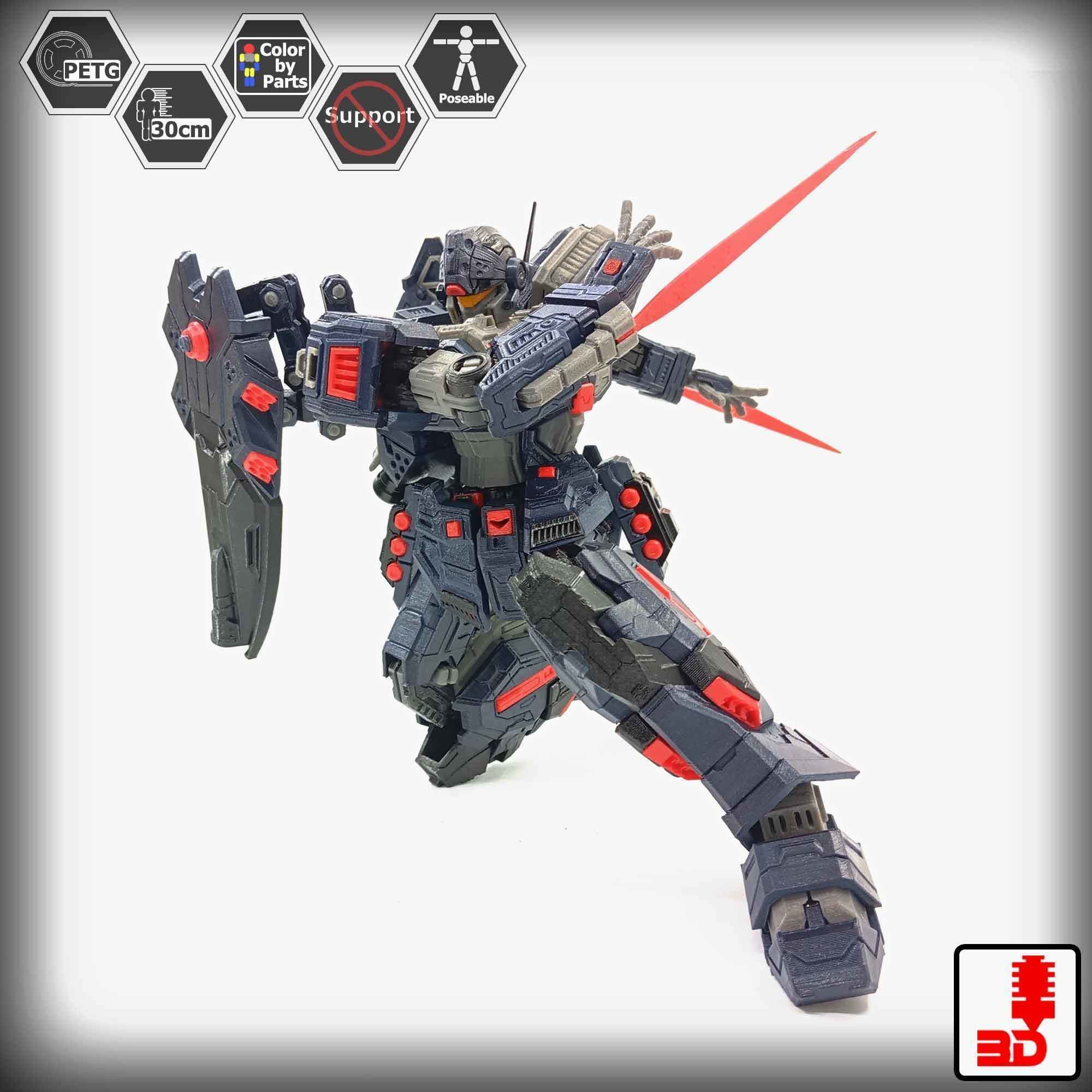 3DPrint ActionFigure GEIST based on RGM-96X JESTA 3D print model_13