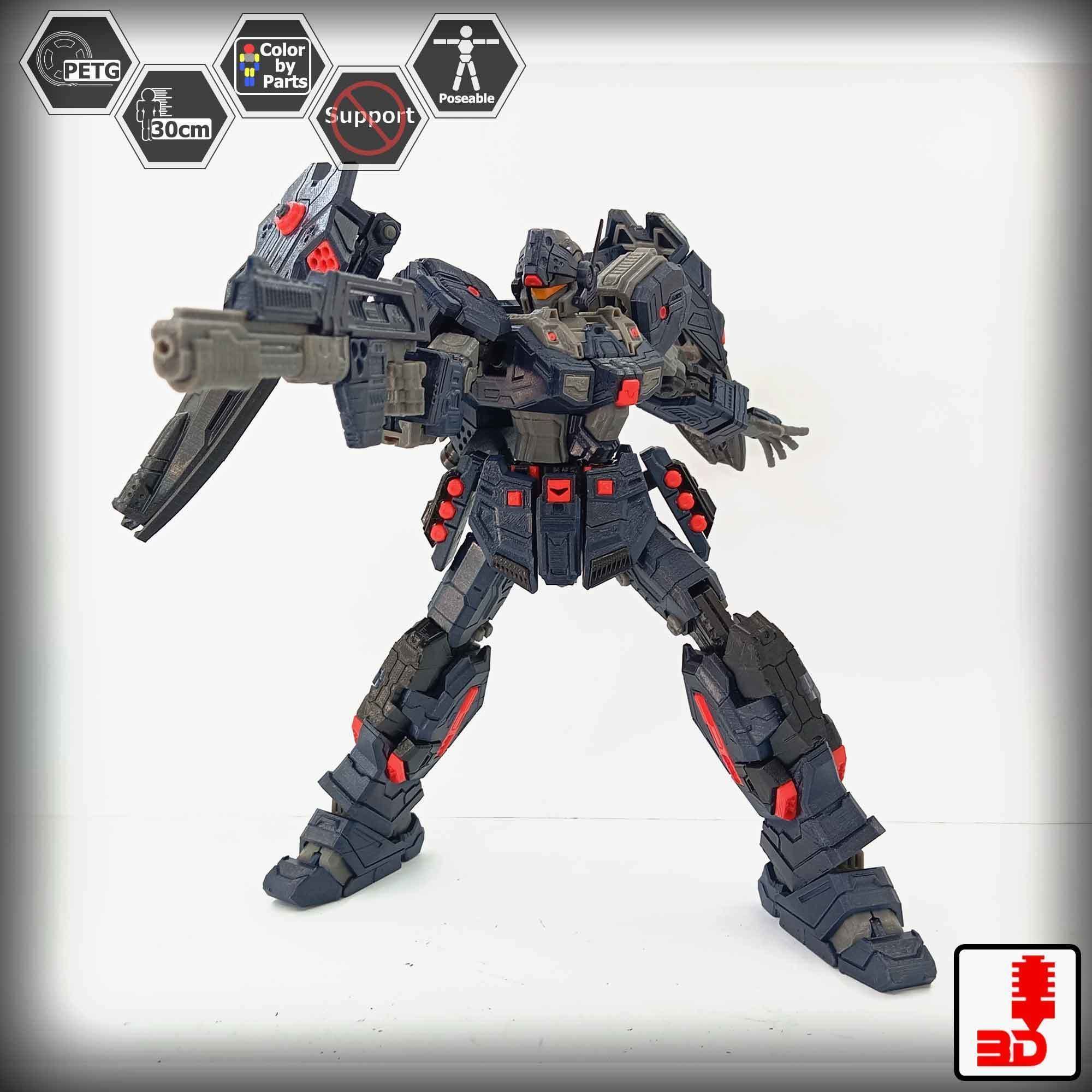 3DPrint ActionFigure GEIST based on RGM-96X JESTA 3D print model_14