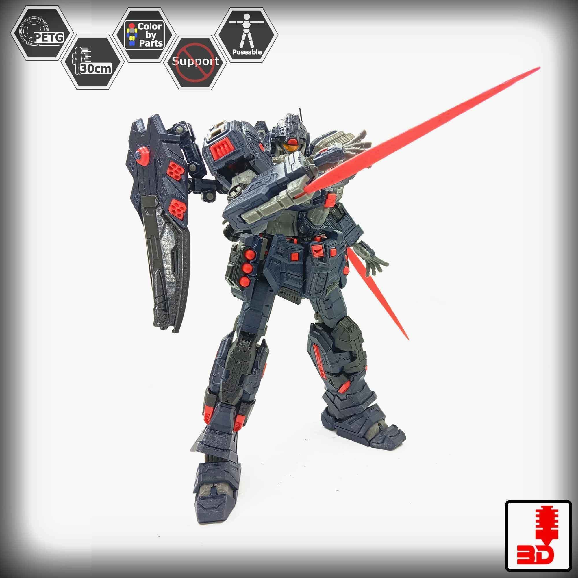 3DPrint ActionFigure GEIST based on RGM-96X JESTA 3D print model_12