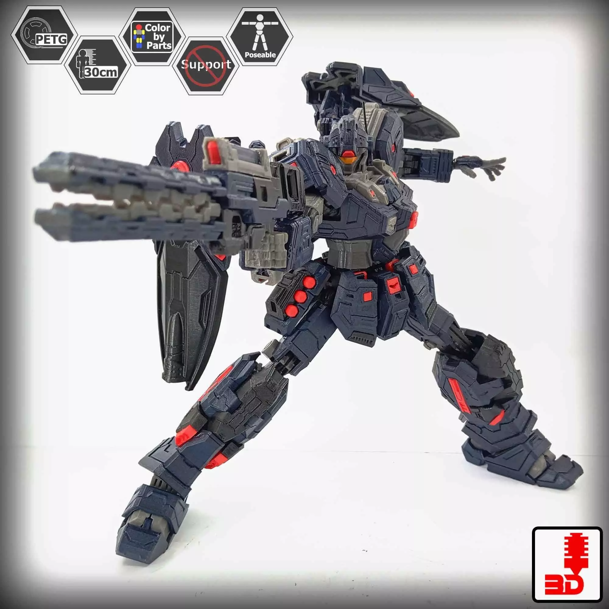 3DPrint ActionFigure GEIST based on RGM-96X JESTA 3D print model_0