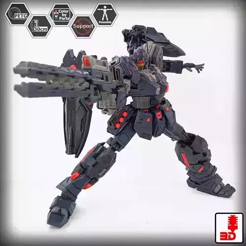 3DPrint ActionFigure GEIST based on RGM-96X JESTA 3D print model