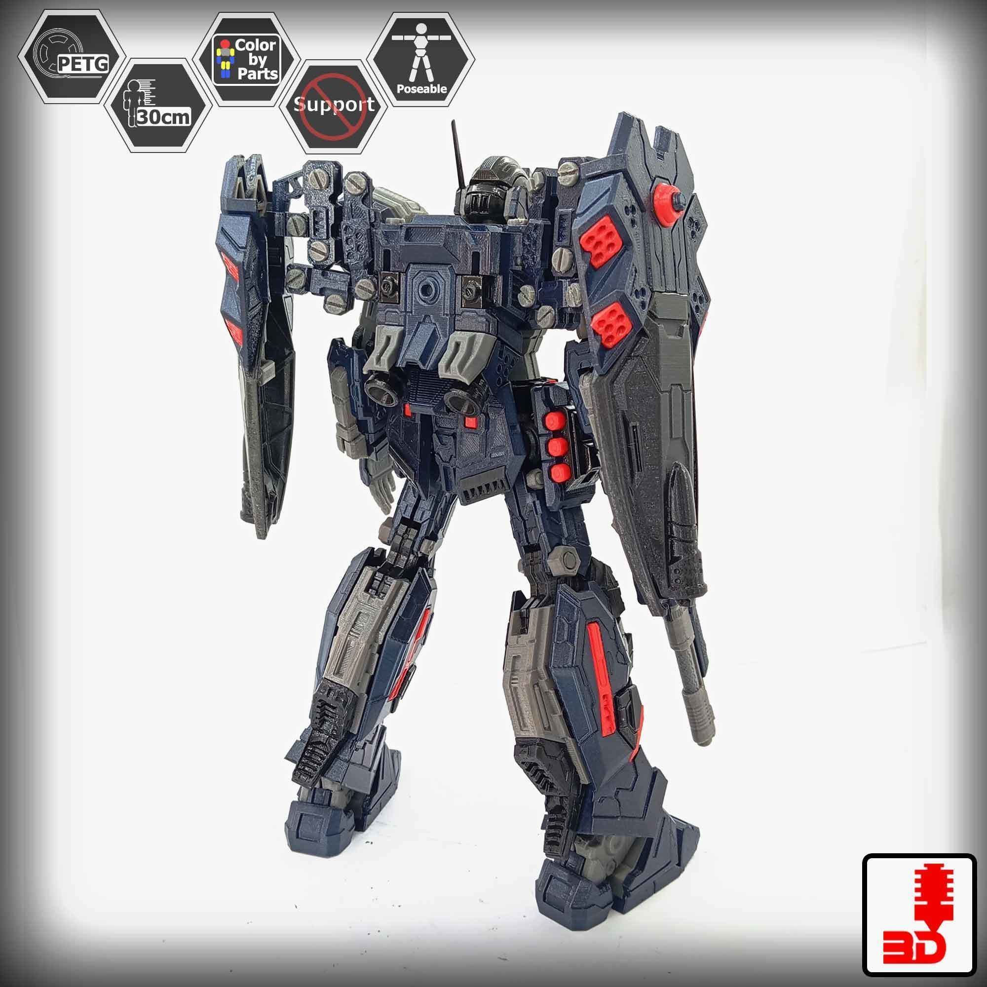 3DPrint ActionFigure GEIST based on RGM-96X JESTA 3D print model_16