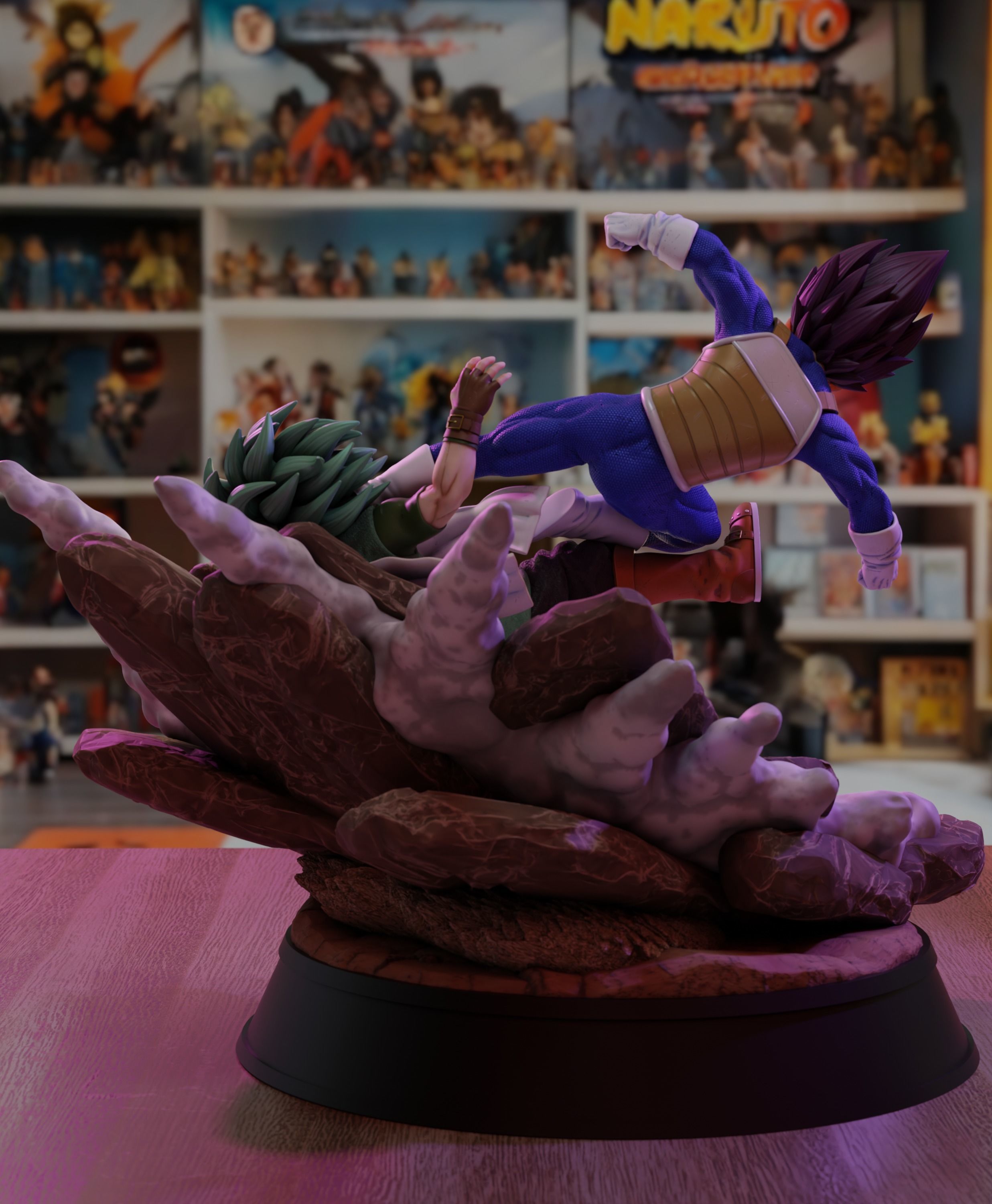Vegeta Ultra Ego vs Granolah - Dragon Ball Super 3D print model_7