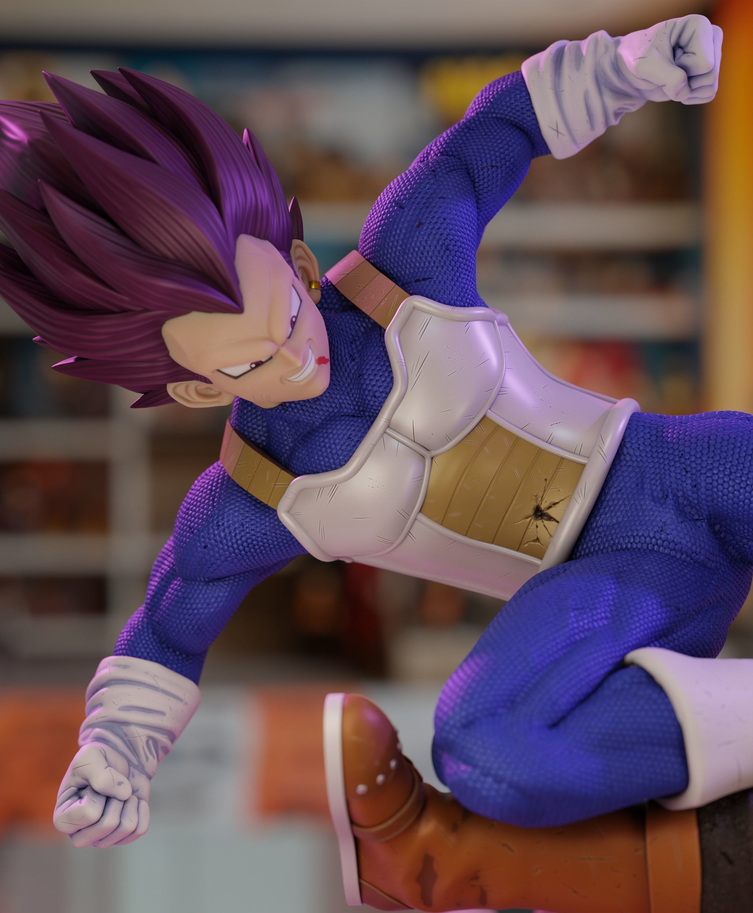 Vegeta Ultra Ego vs Granolah - Dragon Ball Super 3D print model_2