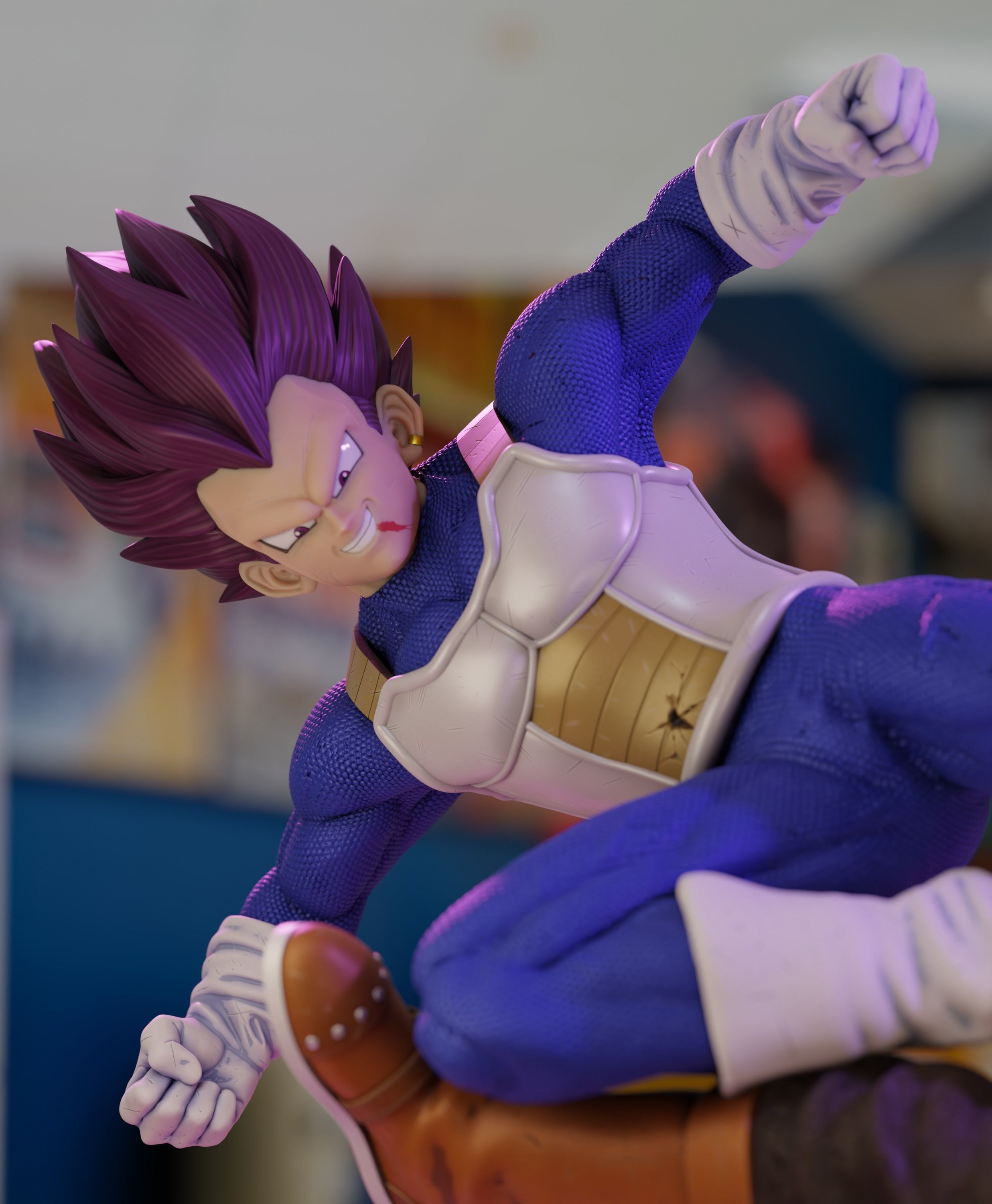 Vegeta Ultra Ego vs Granolah - Dragon Ball Super 3D print model_6