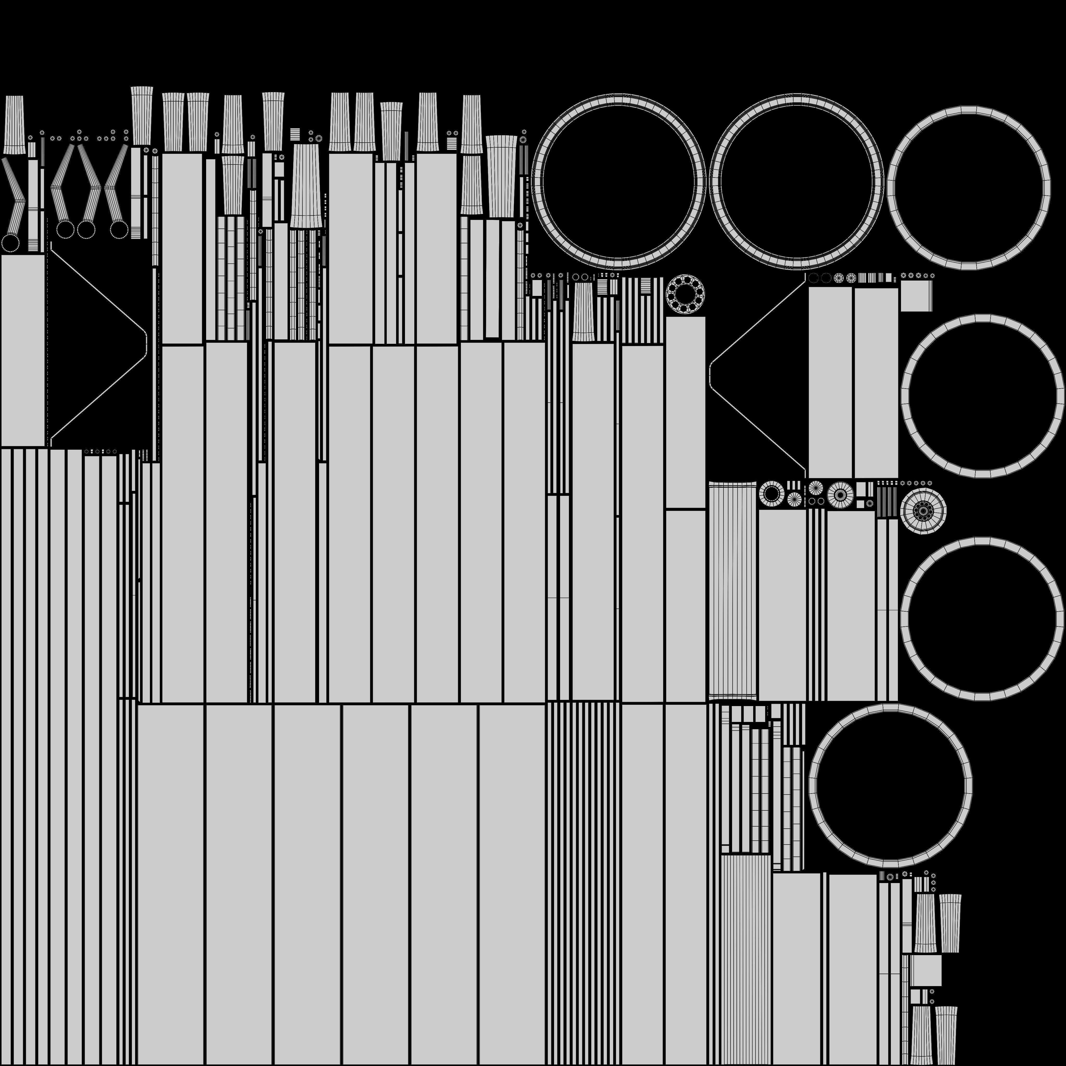 Wooden Cart Low-poly 3D model_12