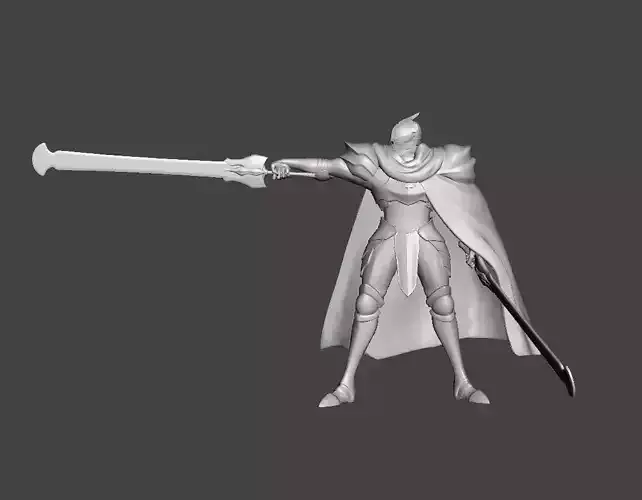 Black Knight Momonga 3D Model 3D print model