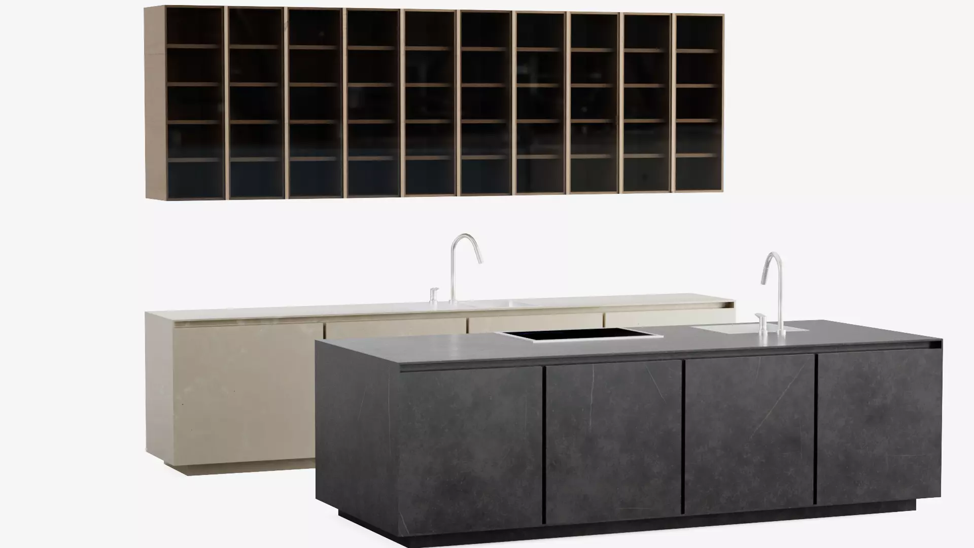 Modern Kitchen Free 3D model