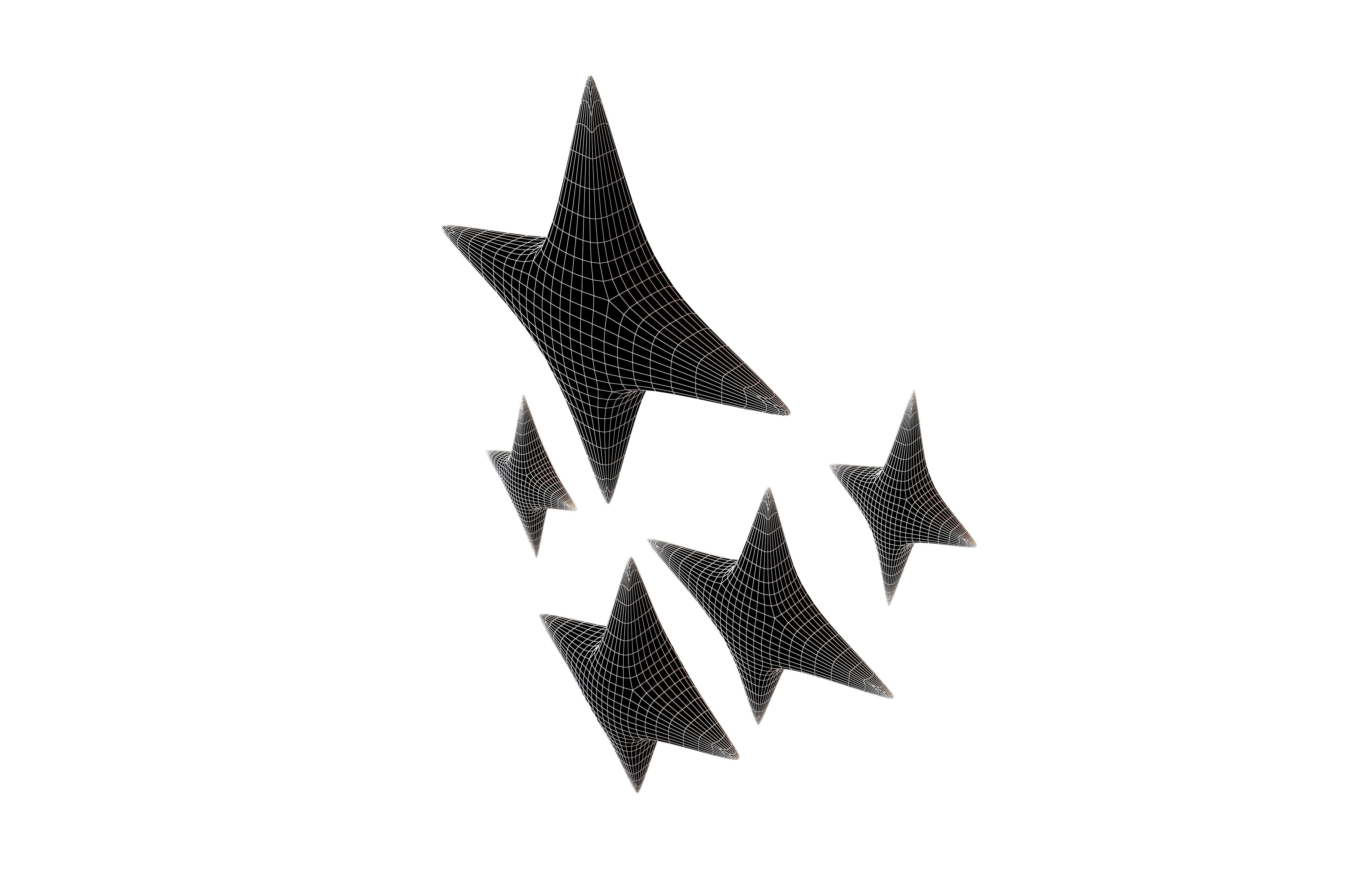 Sparkling Symbol v1 002 Low-poly 3D model_6