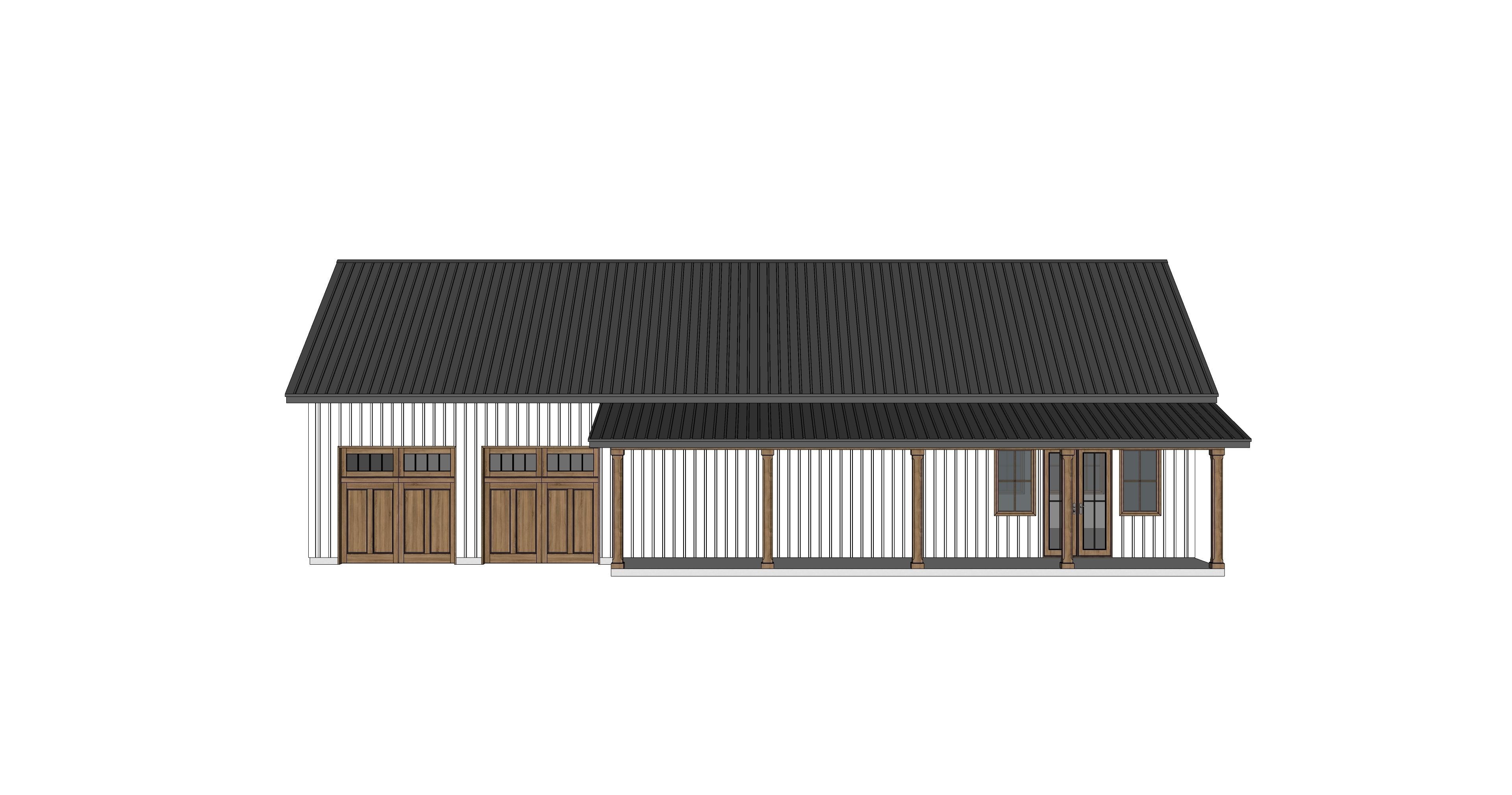 Barndominium House 08 -Archimple LLC 3D model_3