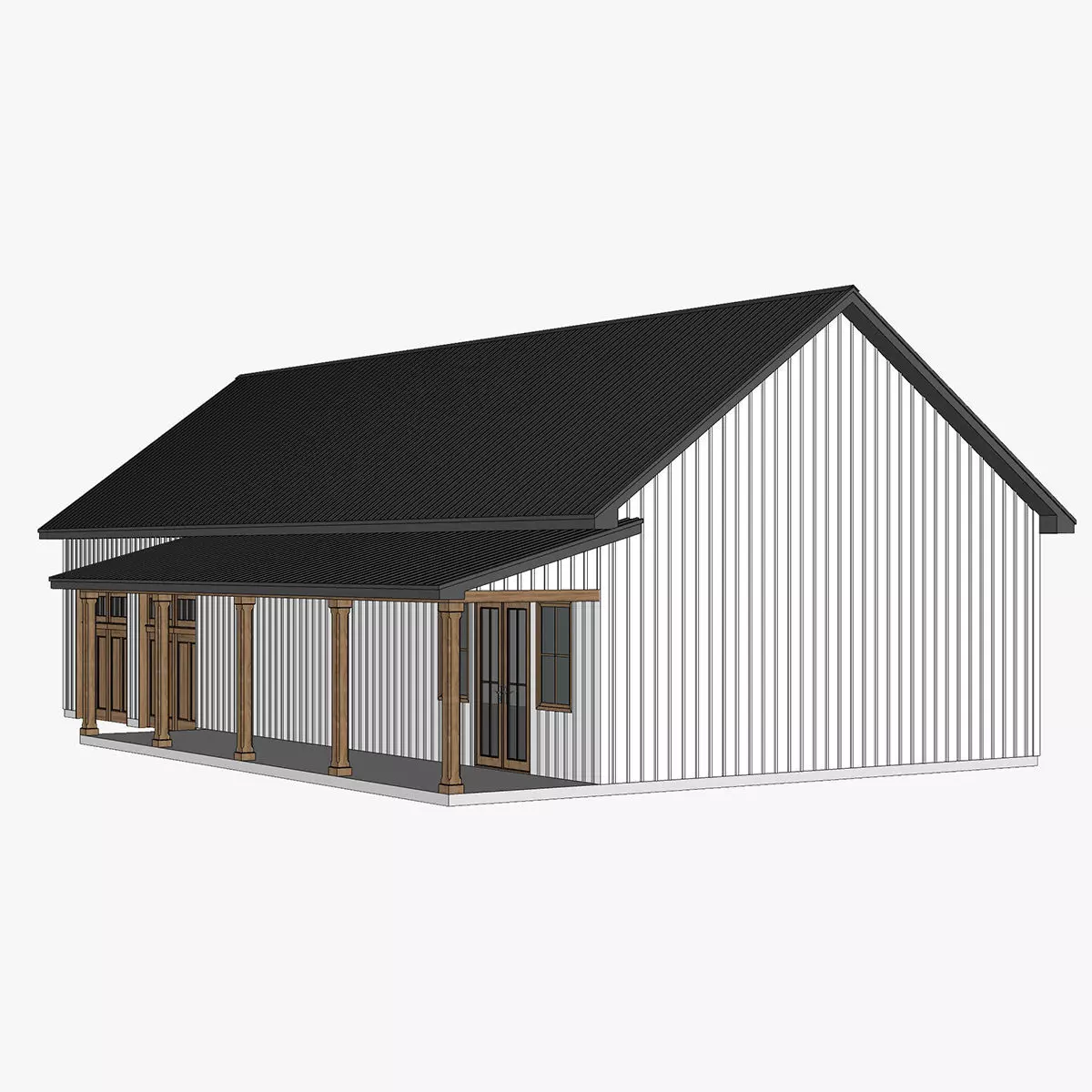 Barndominium House 08 -Archimple LLC 3D model_0