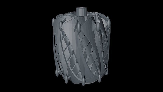 vawt printable wind turbine  3D print model