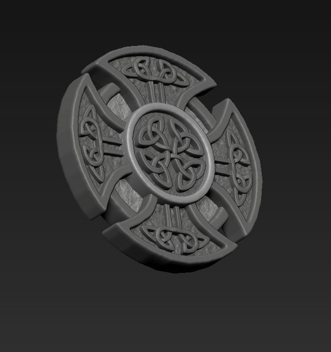 Celtic sign  3D print model_2