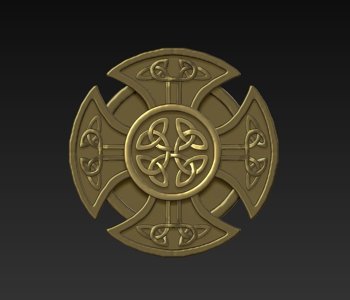 Celtic sign  3D print model_4