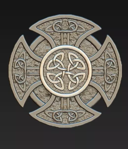 Celtic sign  3D print model_0