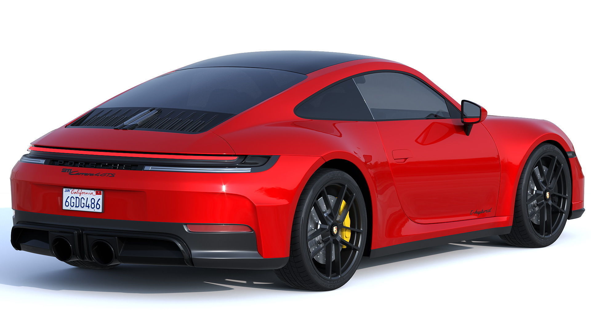 Porsche 911 Carrera 4 GTS 2025 3D model | CGTrader