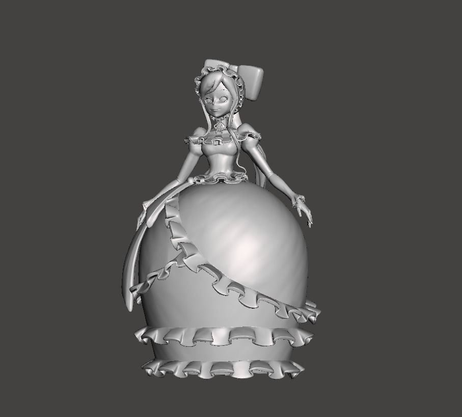 Shalltear bloodfallen 3D Model 3D print model_1
