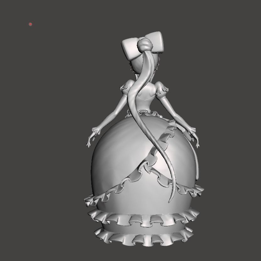 Shalltear bloodfallen 3D Model 3D print model_2