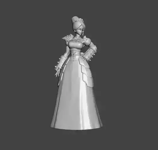 Yuri Alpha Overlord 3D Model