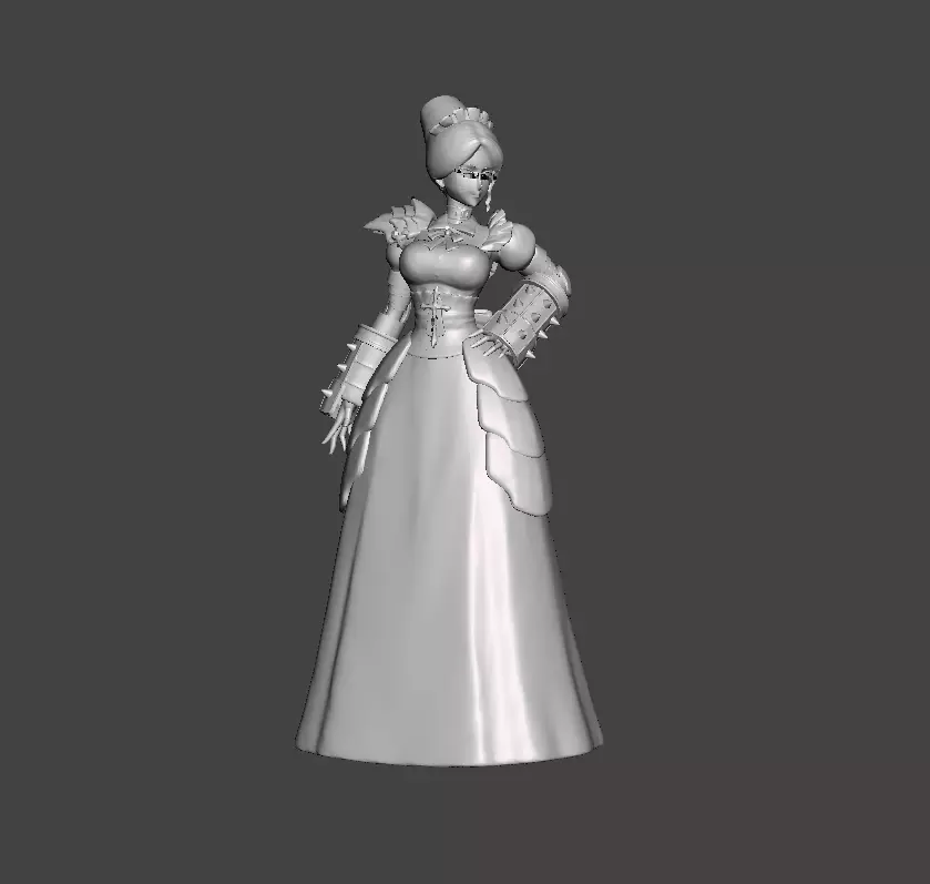 Yuri Alpha Overlord 3D Model 3D print model