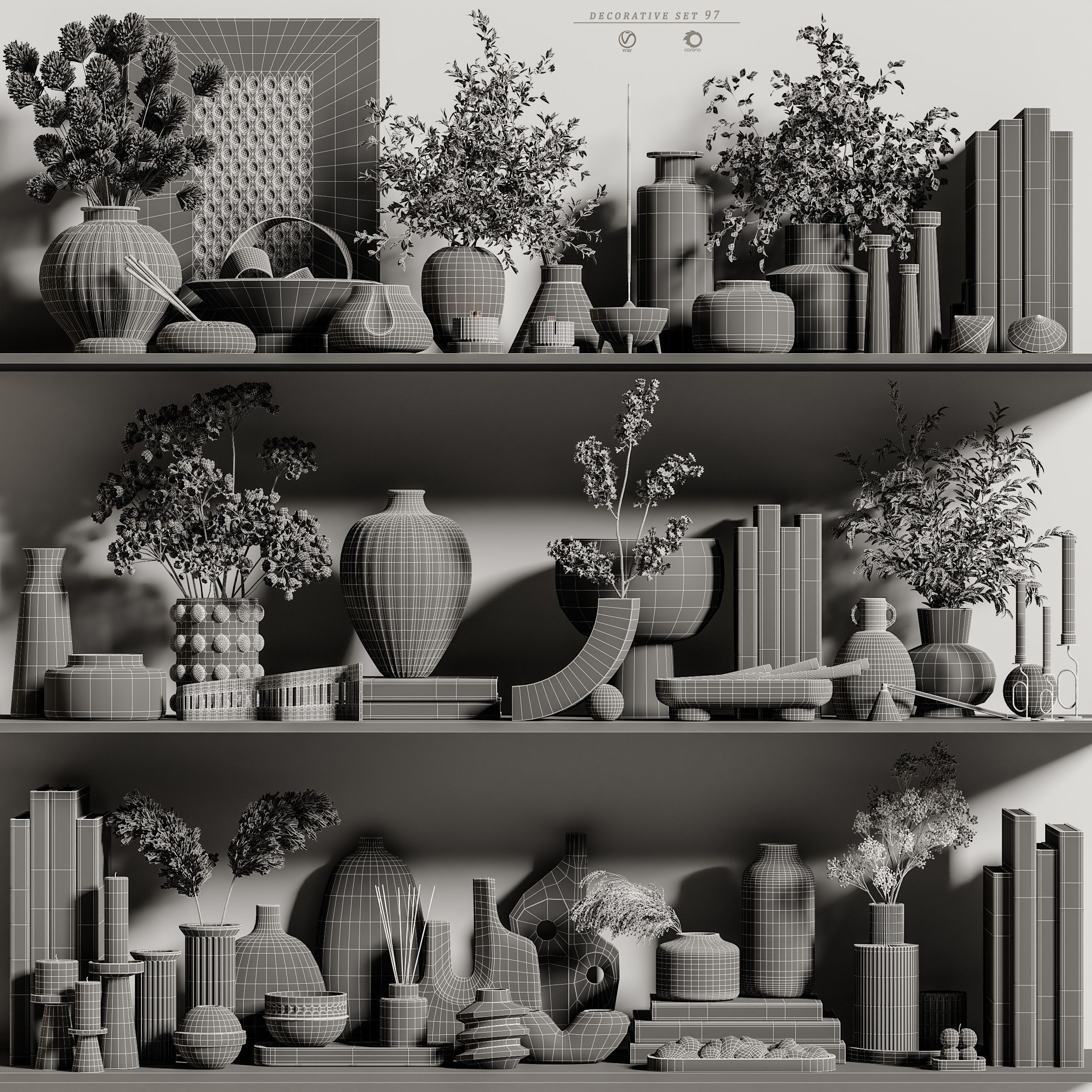 decorative set 97 3D model_6