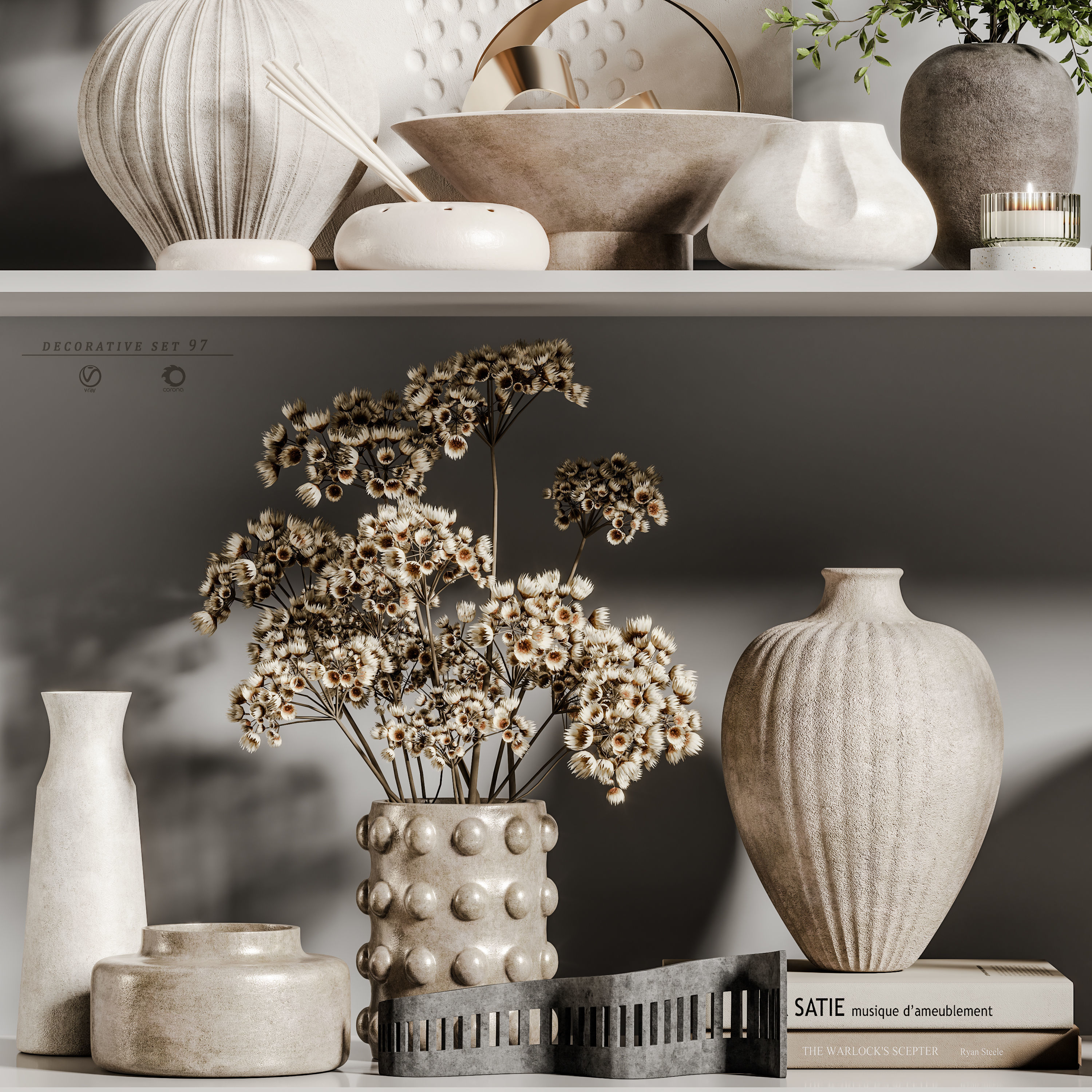 decorative set 97 3D model_2