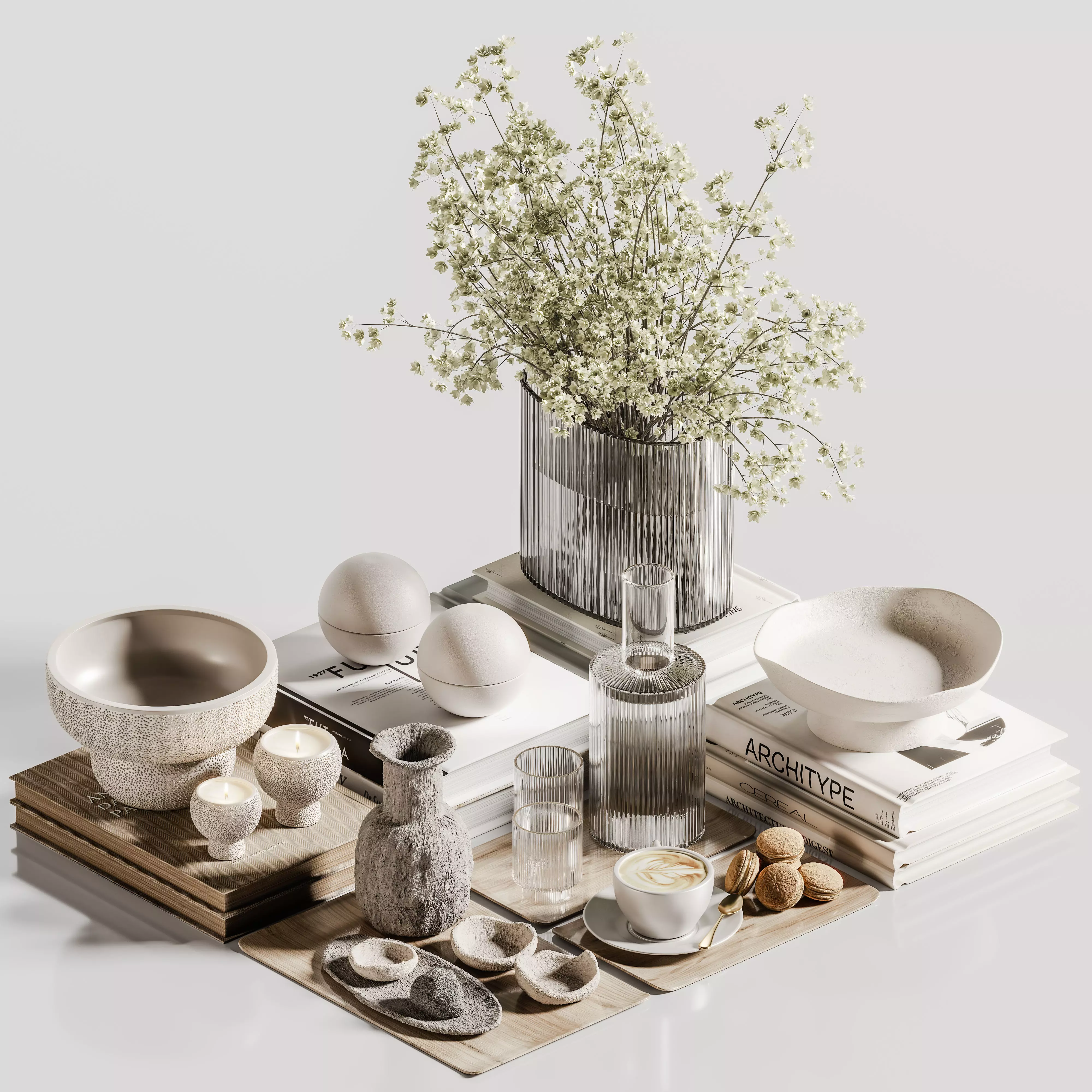 decorative set 100 3D model