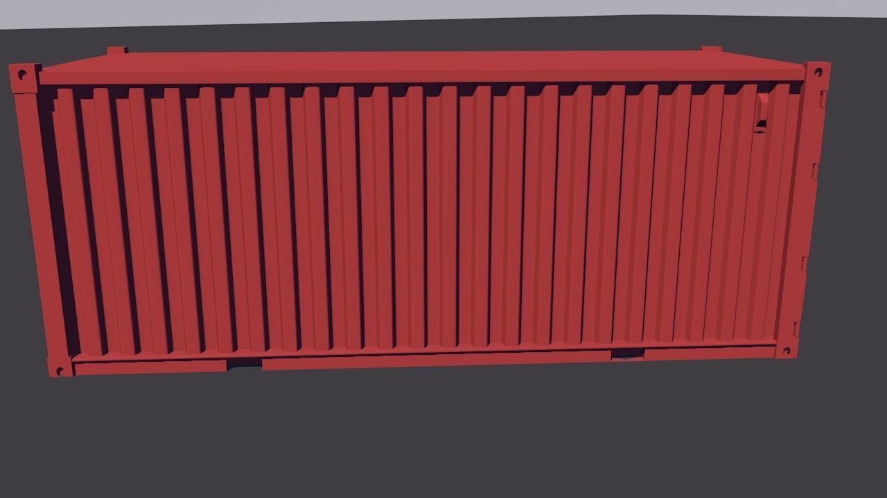 Shipping Container free VR / AR / low-poly 3D model | CGTrader