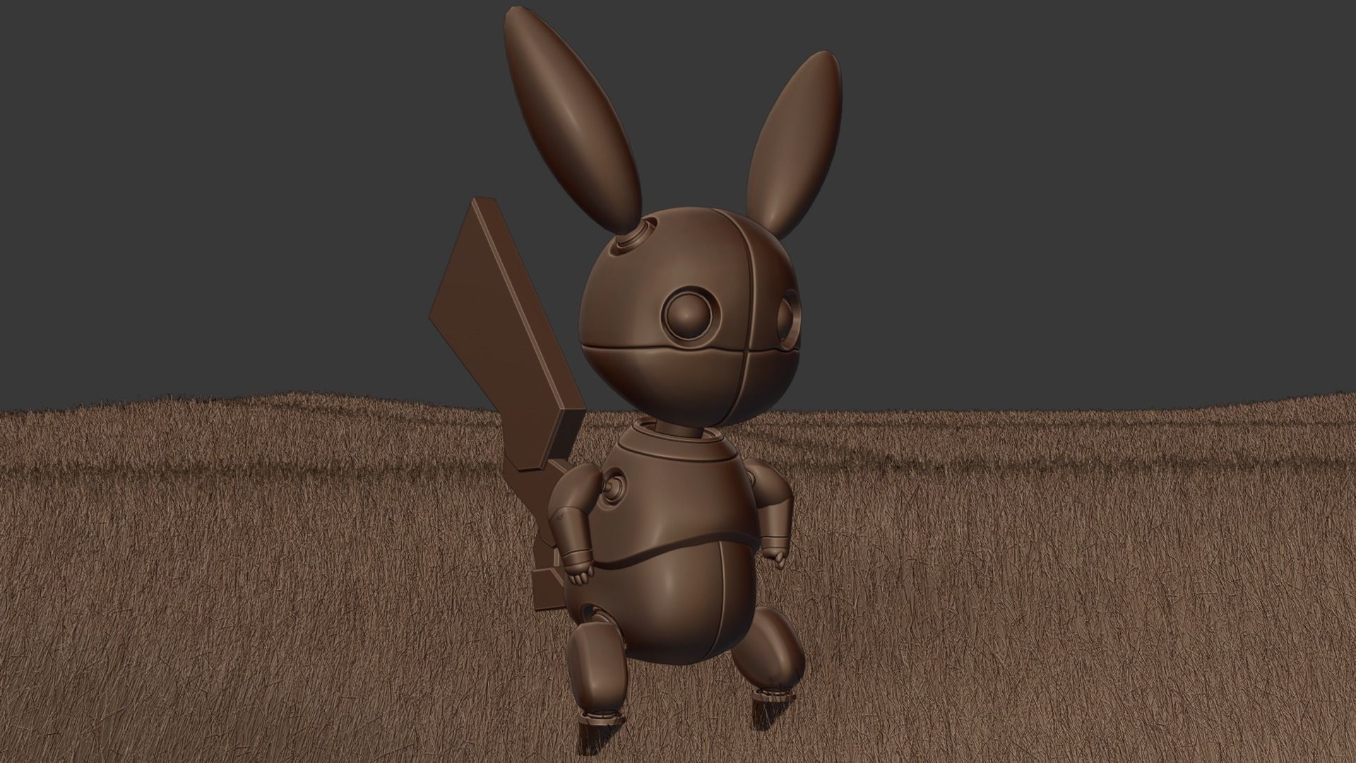Pikachu Robot 3D model_19