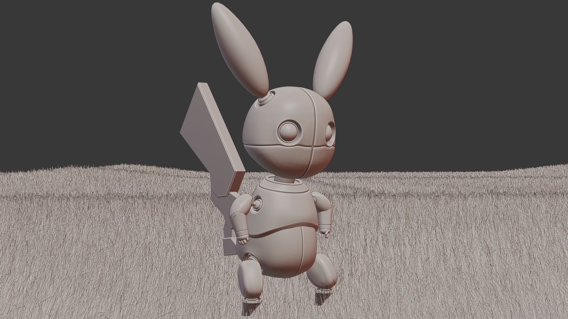 Pikachu Robot 3D model_16