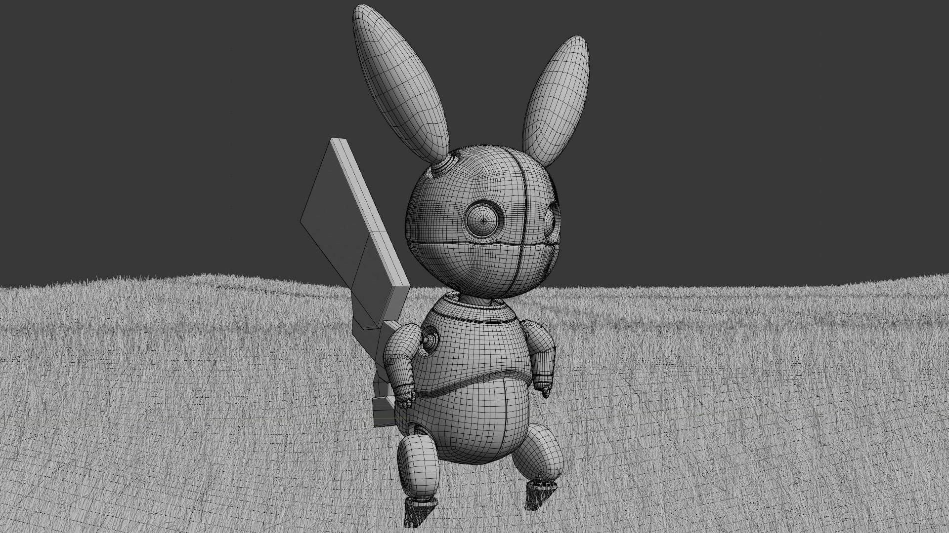 Pikachu Robot 3D model_4