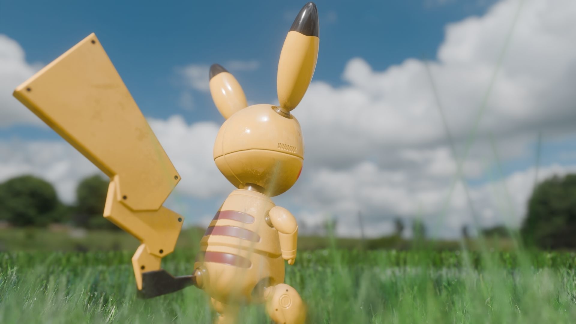 Pikachu Robot 3D model_8