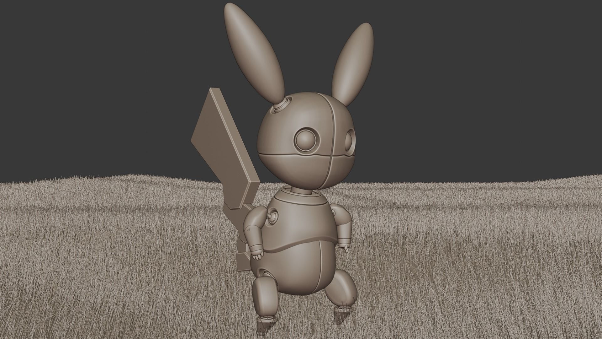 Pikachu Robot 3D model_20