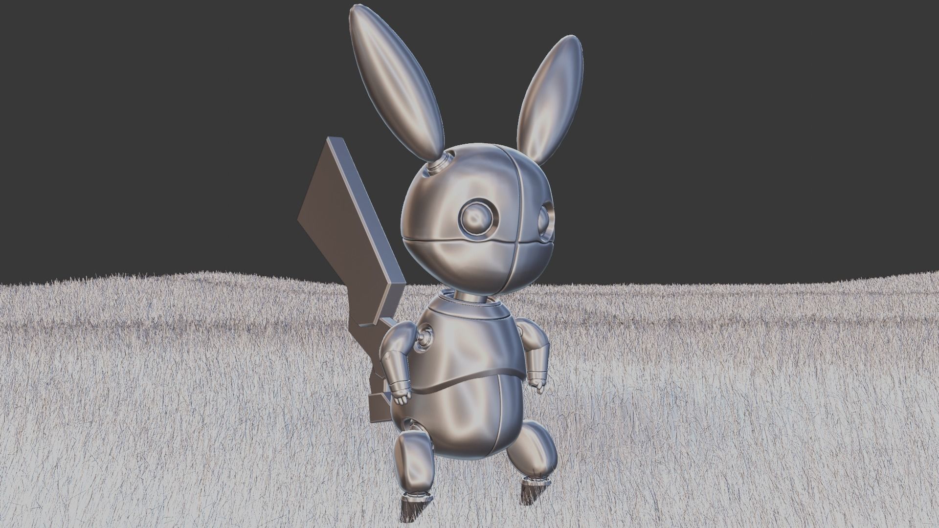 Pikachu Robot 3D model_12