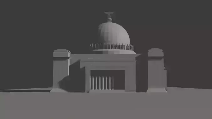 volkshalle 3D model