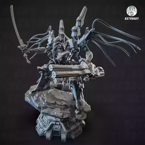 Wired Mech Static 100mm Set 3D print model