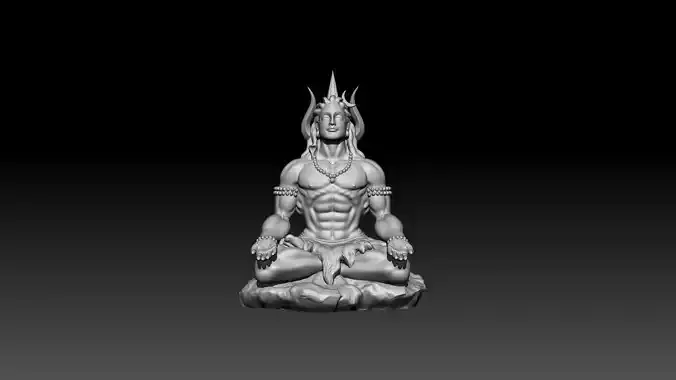 ADI YOGI 3D MODEL FOR 3D PRINTING 3D print model