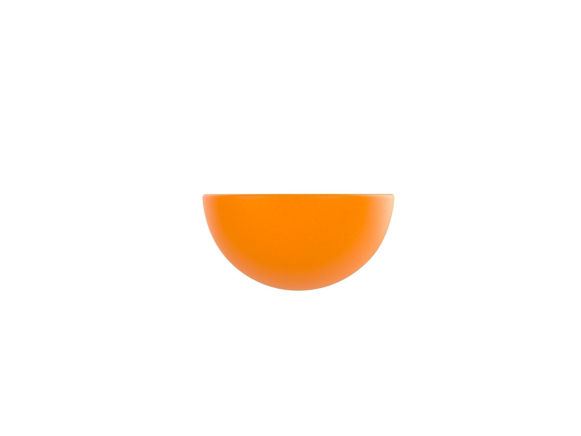 Half Orange 3D model_2