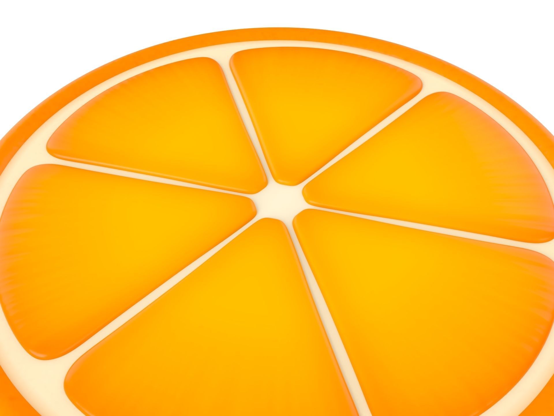 Half Orange 3D model_6