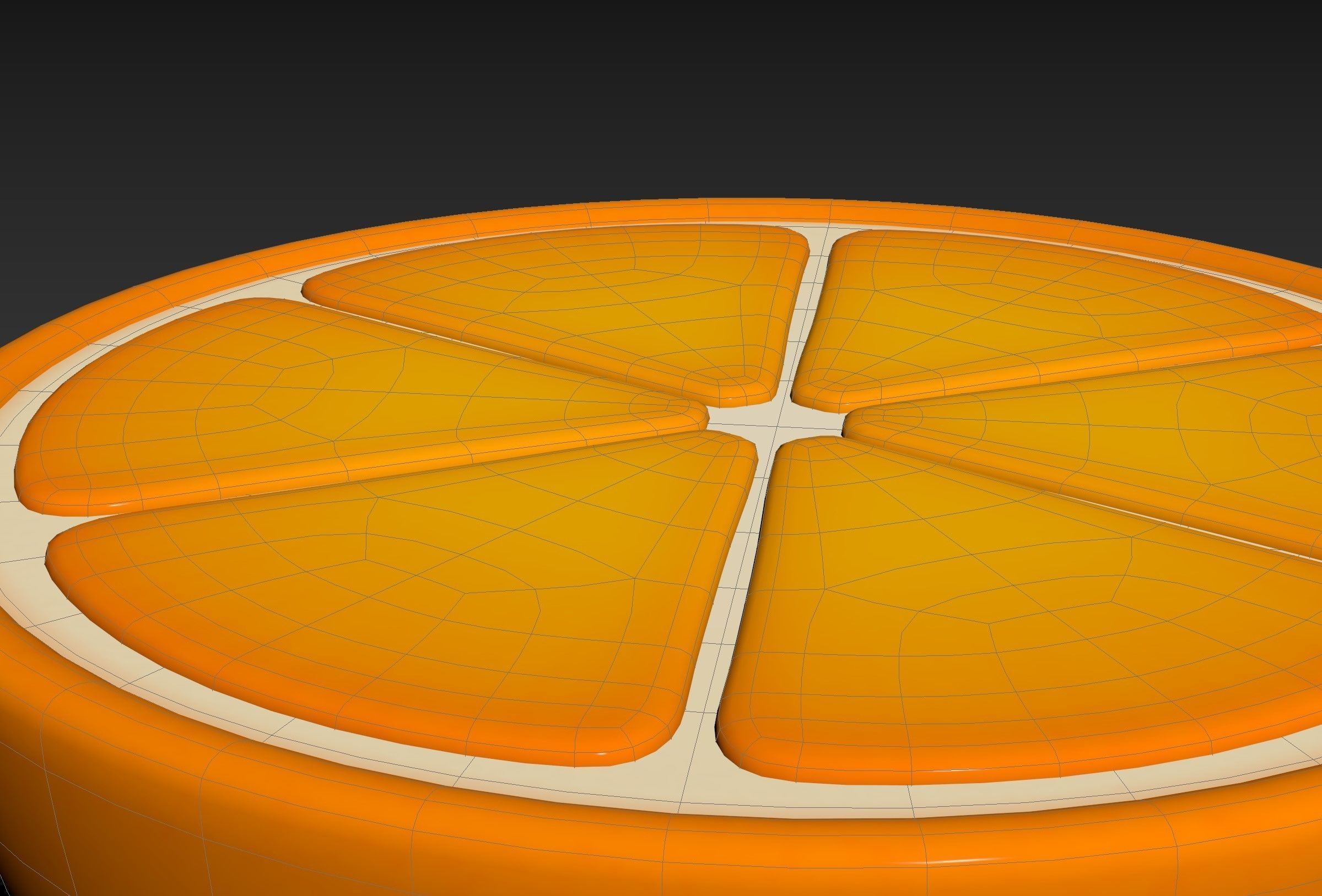 Half Orange 3D model_23