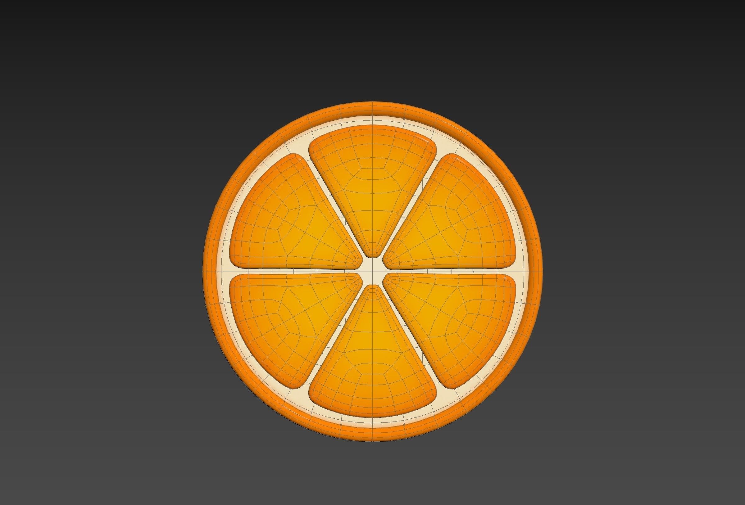 Half Orange 3D model_19