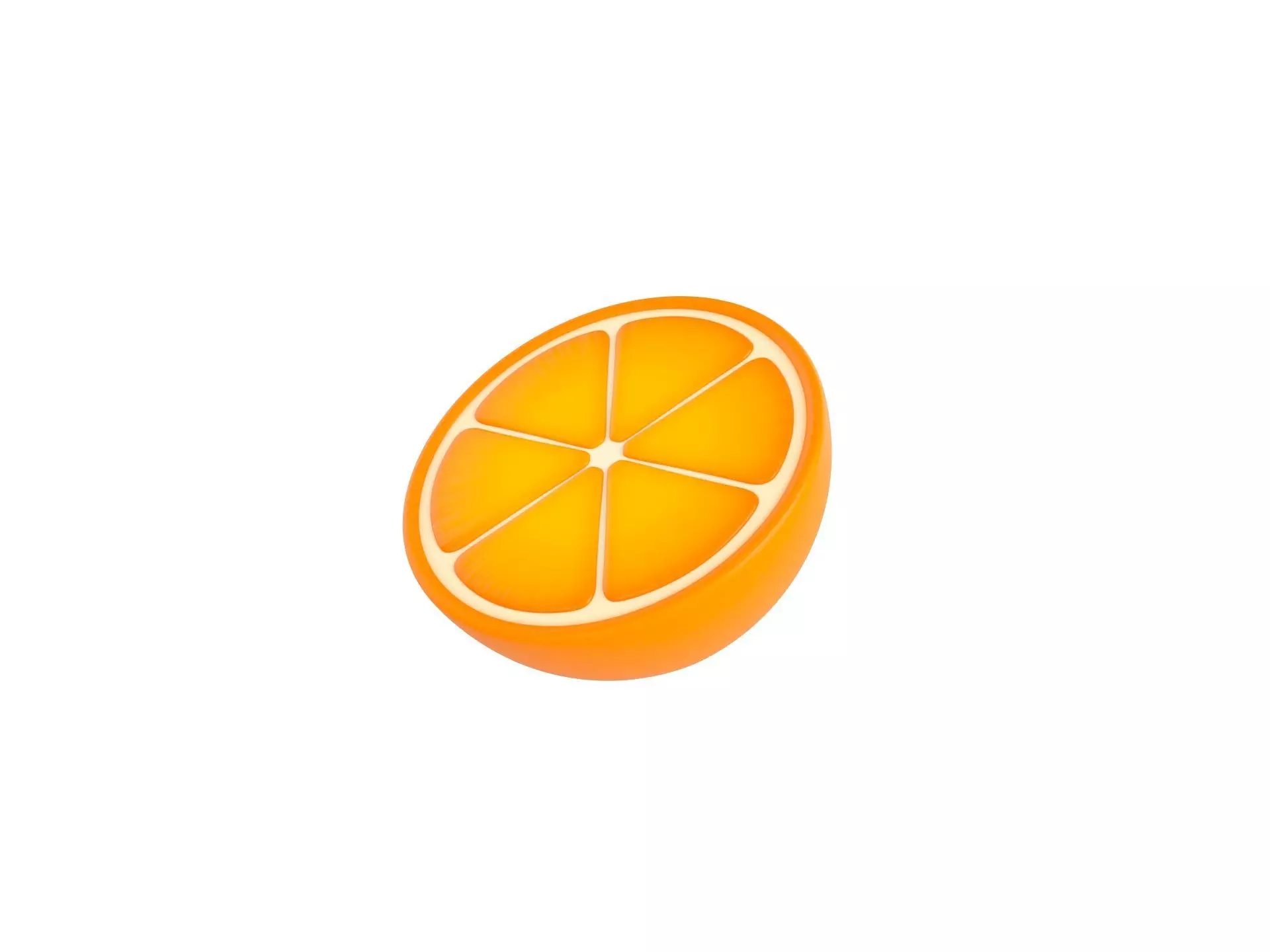 Half Orange 3D model_0