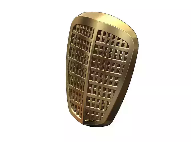 Car grill vintage relief and decor element