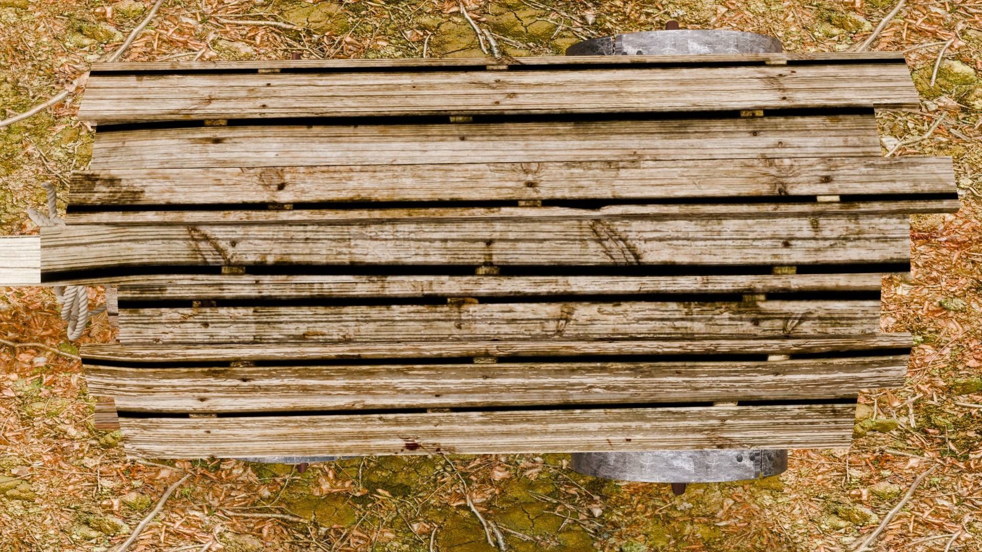 MEDIEVAL PRISON WAGON 3D model_8